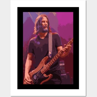 Keanu Grooves: Bass Guitar Vibes Posters and Art